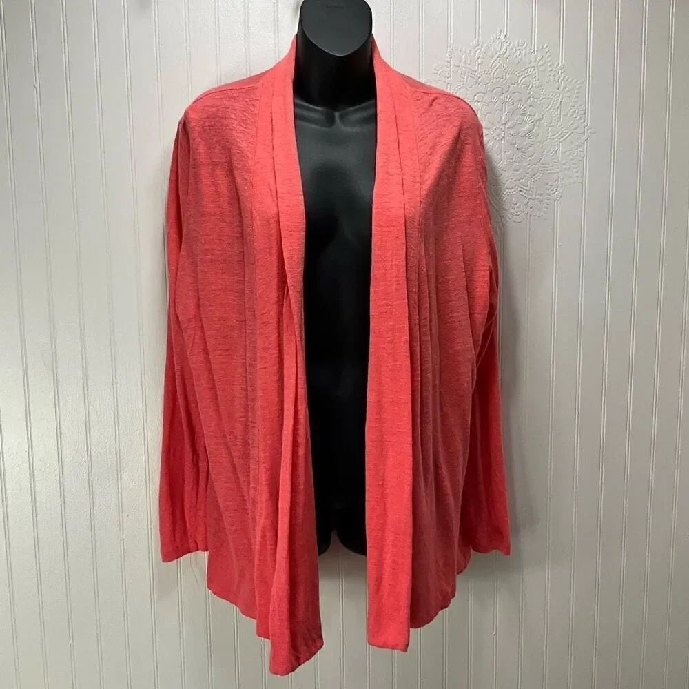 J. JILL Love Linen 100% Linen Cardigan